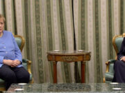 Επίσκεψη Μέρκελ: Η συνάντηση με την Κατερίνα Σακελλαροπούλου στο Προεδρικό Μέγαρο