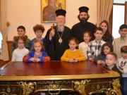 Πασχάλια επίσκεψη της Γεωργιανής Κοινότητας της Πόλης στον Πατριάρχη