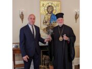 Ο Αρχιεπίσκοπος Αμερικής συναντήθηκε με τον Έλληνα υφυπουργό Περιβάλλοντος και Ενέργειας