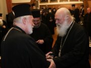 Μέλη της Διεθνούς Επιτροπής Θεολογικού Διαλόγου Ορθοδόξων-Αγγλικανών στον Αρχιεπίσκοπο