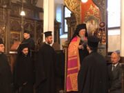 Ο Οικουμενικός Πατριάρχης στον Άγιο Δημήτριο Σαρμασικίου όπου το Αγίασμα του Αγίου Σεβαστιανού