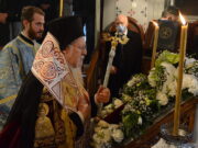 Οι Χαιρετισμοί με τον Οικουμενικό Πατριάρχη στις Βλαχέρνες