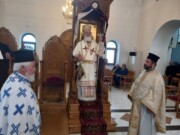 Θεία Λειτουργία στον Ιερό Μητροπολιτικό Ναό Αγίου Ανδρέου στο Αρκαλοχώρι