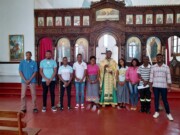 Θεία λειτουργία στον εορτάζοντα ιστορικό  Ιερό ναό της Αγίας Τριάδος στην Μπειρα-Μοζαμβίκης