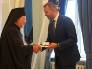Εσθονία: Το Χρυσό Τιμητικό Παράσημο του Υπουργείου Εσωτερικών απονεμήθηκε στον Οικουμενικό Πατριάρχη