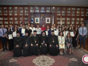 Ο Αρχιεπίσκοπος Αυστραλίας βράβευσε μαθητές και μαθήτριες των Ελληνορθόδοξων Κολλεγίων του Σύδνεϋ