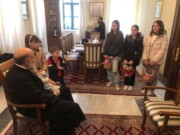 Τα κάλαντα του Λαζάρου στο Επισκοπικό Μέγαρο της Μητροπόλεως Θεσσαλιώτιδος