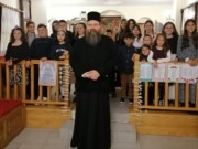 Τα παιδιά του Κατηχητικού της Ιεράς Μονής Αγίας Τριάδος Σπαρμού Ολύμπου, διδάχτηκαν τις αρετές και τα πάθη “σαν μια σκάλα”