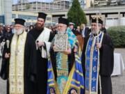 Ο Μητροπολίτης Σύρου στην Τελετή Παράδοσης και Παραλαβής καθηκόντων του Αρχηγού Λιμενικού Σώματος – Ελληνικής Ακτοφυλακής