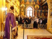 Τέλεση Προηγιασμένης Θείας Λειτουργίας με τη συμμετοχή 170 μαθητών από το Μουσικό Σχολείο Πυλαίας Θεσσαλονίκης