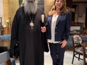 Συνάντηση της Προέδρου του Ε.Ο.Τ. Άντζελας Γκερέκου  με τον  Μητροπολίτη Κίτρους