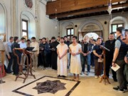 Φοιτητές της «Χριστιανικής Φοιτητικής Δράσης» Θεσσαλονίκης στη Μητρόπολη Πισιδίας