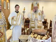 Η Πανήγυρη των Αγίων Ραφαήλ, Νικολάου και Ειρήνης στο Επισκοπείο Λαρίσης