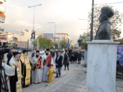 Πατρῶν Χρυσόστομος: «Βαπτιζόμαστε στά αἳματα τῶν 10.000 σφαγιασθέντων Πατρινῶν»