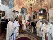 Πανηγυρική Αρχιερατική Θεία Λειτουργία στην Παναγία την Καθολική στην πόλη της Γαστούνης