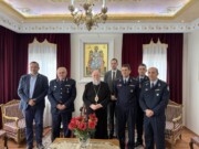 Εθιμοτυπική επίσκεψη του Γενικού Περιφερειακού Αστυνομικού Διευθυντή Α.Μ.Θ στον Μητροπολίτη Ελευθερουπόλεως