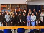 Επίσκεψη μαθητών του Γυμνασίου Σολέα στον Μητροπολίτη Δημητριάδος