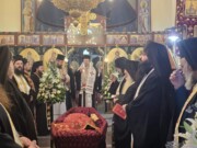 Μητρόπολη Ιερισσού: Η Εξόδιος Ακολουθία του Αρχιμ. κυρού Νέστορος Γρίμπα