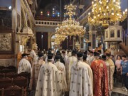 Αρχιερατική απόδοση του Πάσχα στον Μητροπολιτικό ναό της Χίου