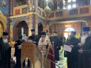 Αρχιερατικός Εσπερινός στην Ιερα Μονή Φραγκοπηδήματος Ηλείας
