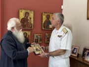 Εθιμοτυπική επίσκεψη νέου Διοικητή του Λιμενικού στον Μητροπολίτη Δημητριάδος
