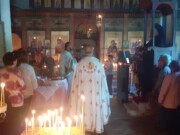 Ο Μητροπολίτης Ίμβρου και Τενέδου στον Ναό Αγίων Κωνσταντίνου & Ελένης στο Σχοινούδι