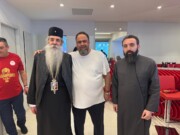 Ο Μητροπολίτης Πειραιώς κοντά στην ομάδα του Ολυμπιακού