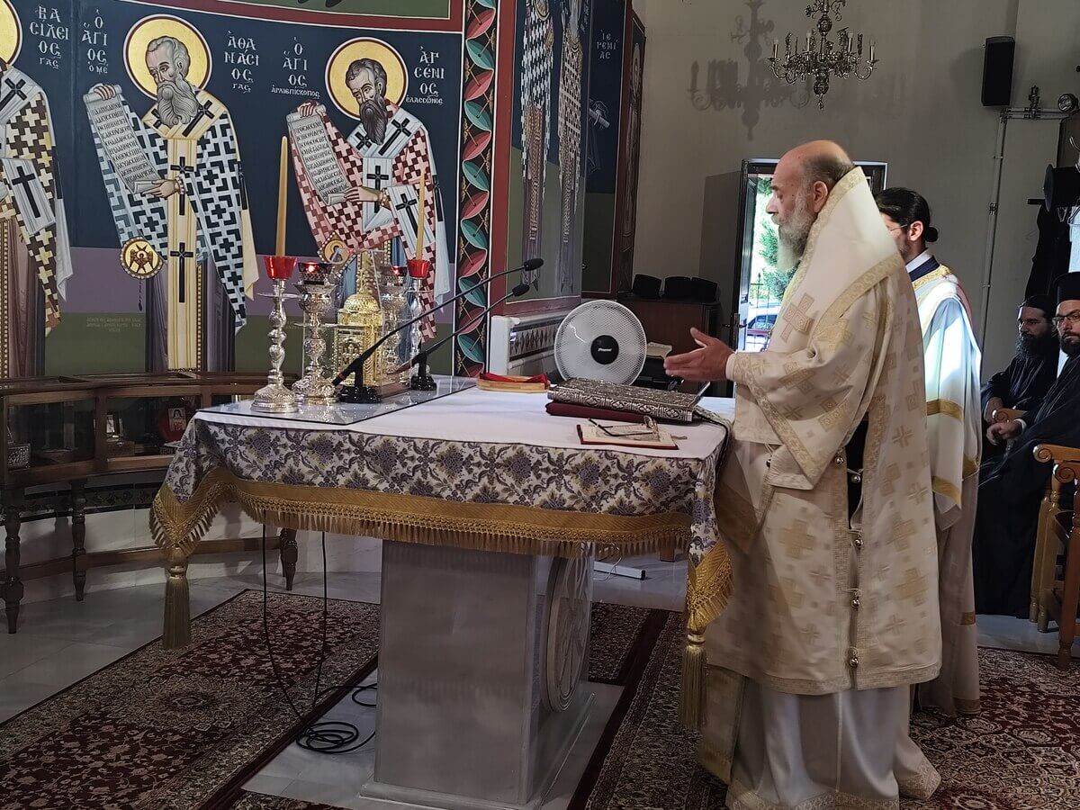 Εορτή της Αγίας οσιομάρτυρος Φεβρωνίας στην κόκκινη Εκκλησιά της Καρδίτσας