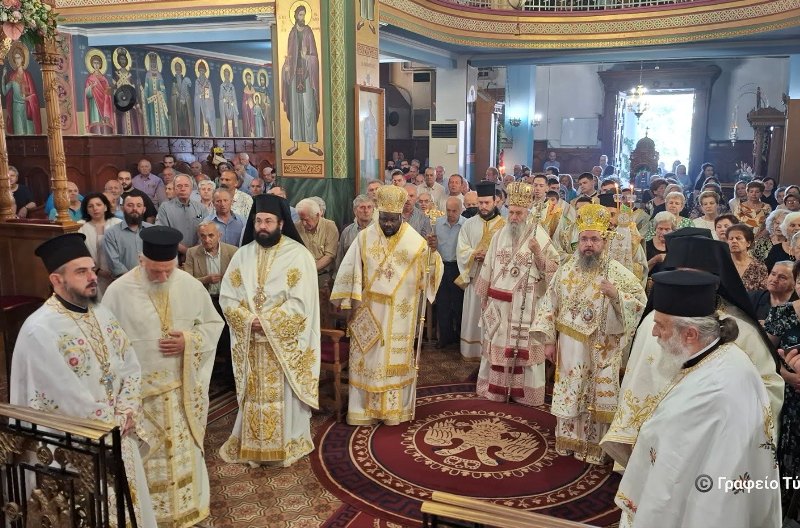 Ἑορτὴ τοῦ Ἁγίου Πνεύματος στὴν Ἱερὰ Μητρόπολη Αἰτωλοακαρνανίας