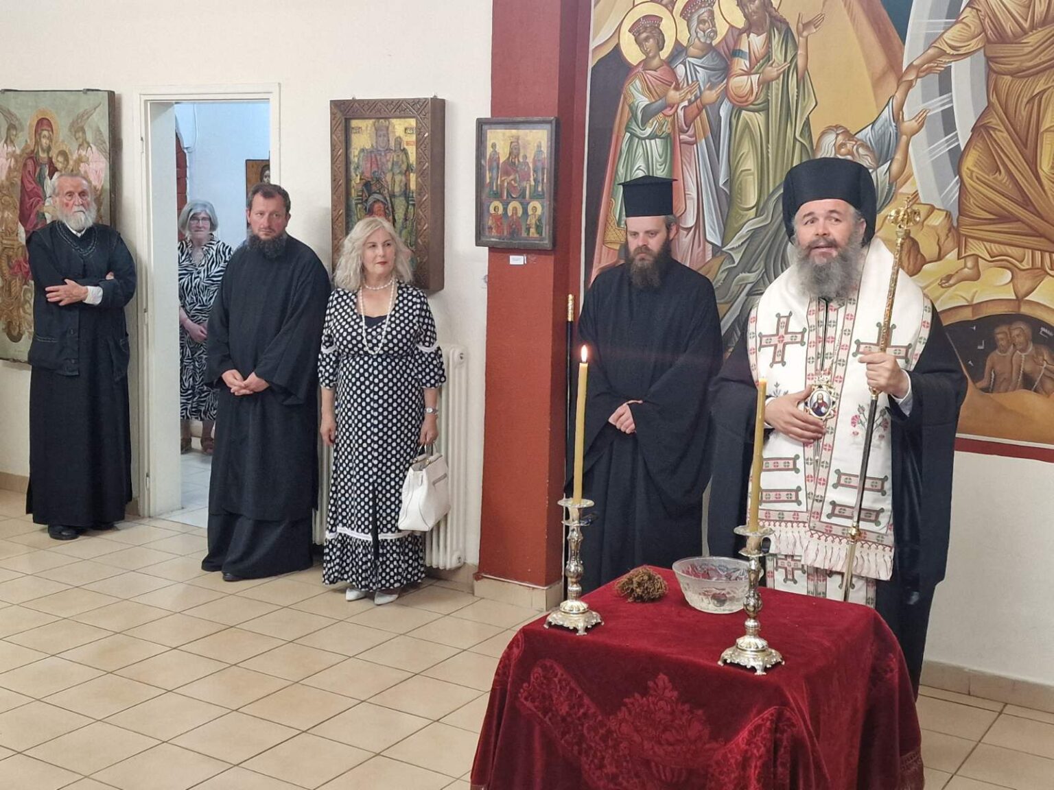 Έκθεση εικόνων Παναγίας στο Αμύνταιο- Πραγματοποιήθηκαν τα εγκαίνια