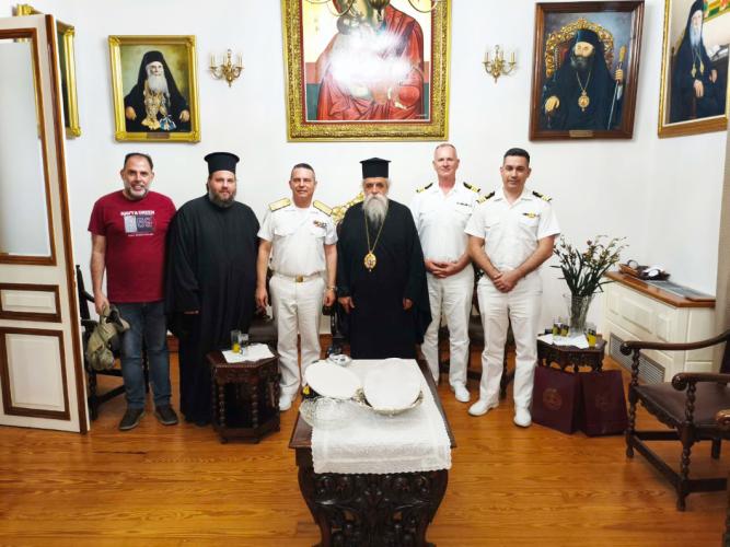 Επίσκεψη του Β Υπαρχηγού του Λιμενικού Σώματος στον Μητροπολίτη Ηλείας
