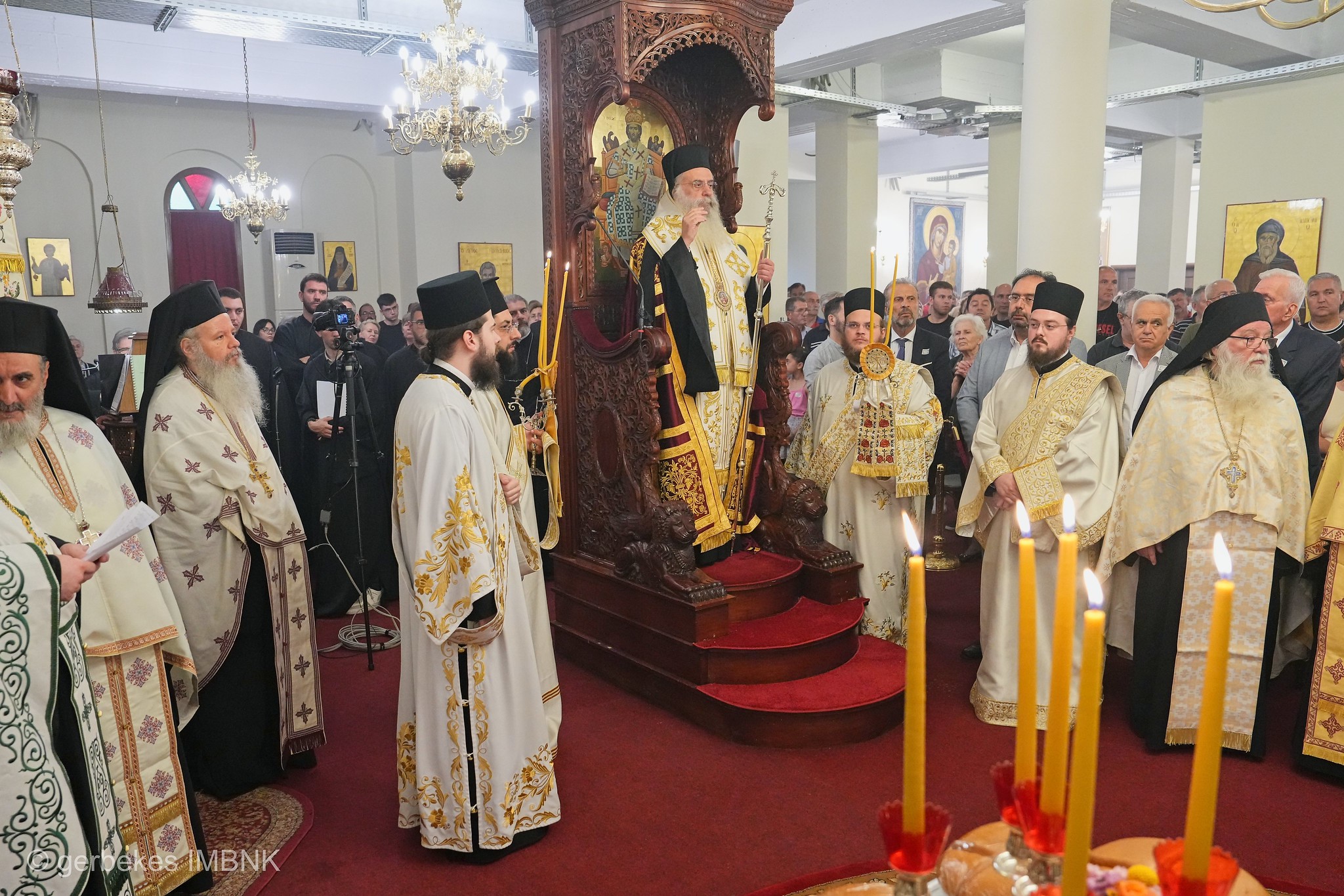 Πολυαρχιερατικός Εσπερινός της εορτής του Αγίου Λουκά του Ιατρού στην Ι. Μονή Παναγίας Δοβρά