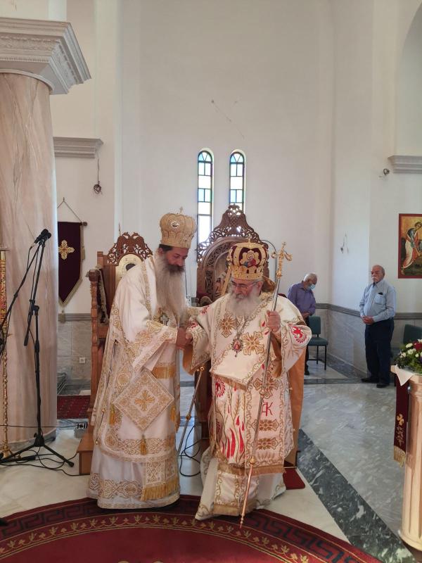 Ευχαριστήριος Επιστολή Αρχιεπισκόπου Σινά στον Μητροπολίτη Φθιώτιδος