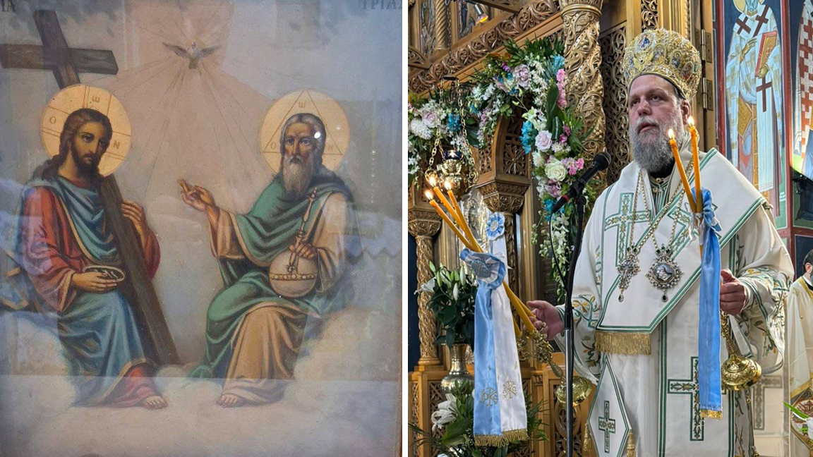 Η εορτή του Αγίου Πνεύματος στη Ν. Φιλαδέλφεια