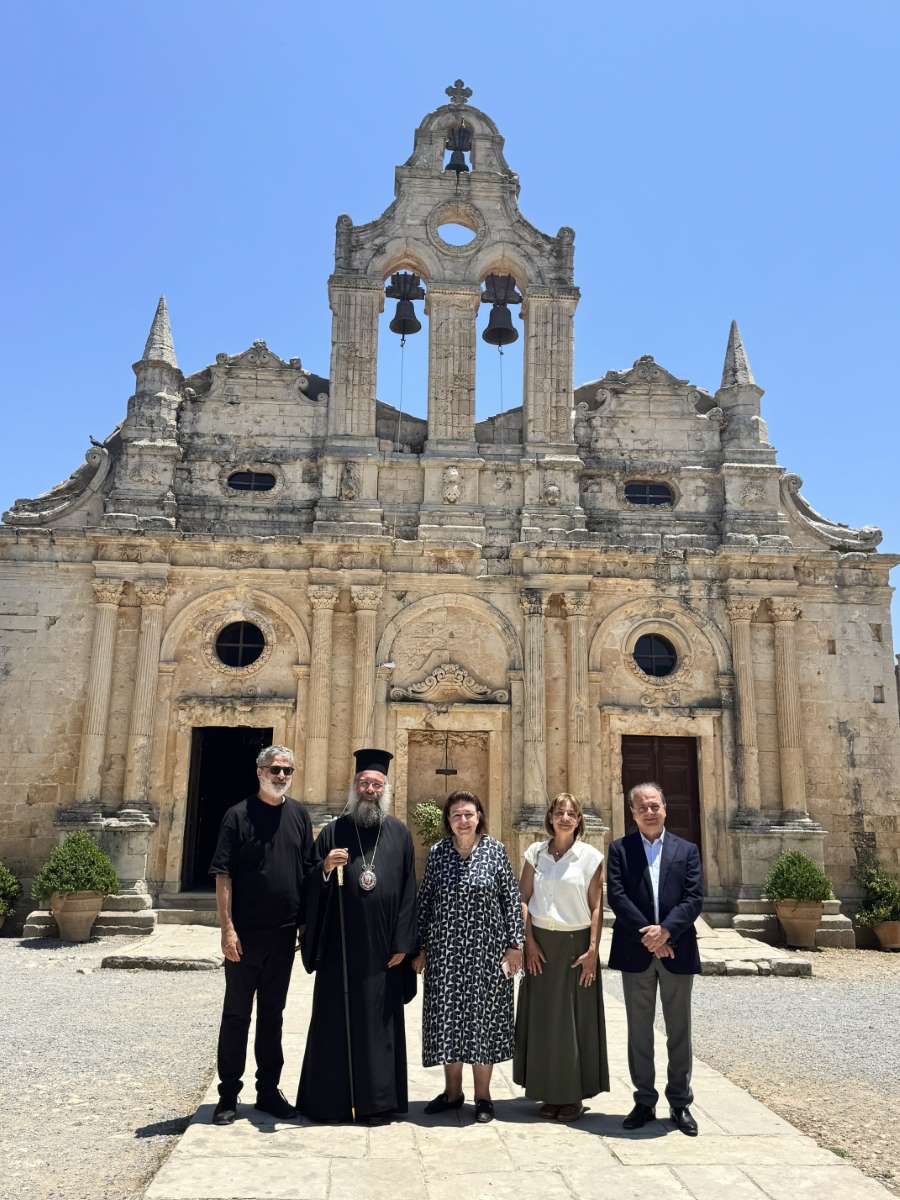 Η Υπουργός Πολιτισμού στην ιστορική Μονή Αρκαδίου