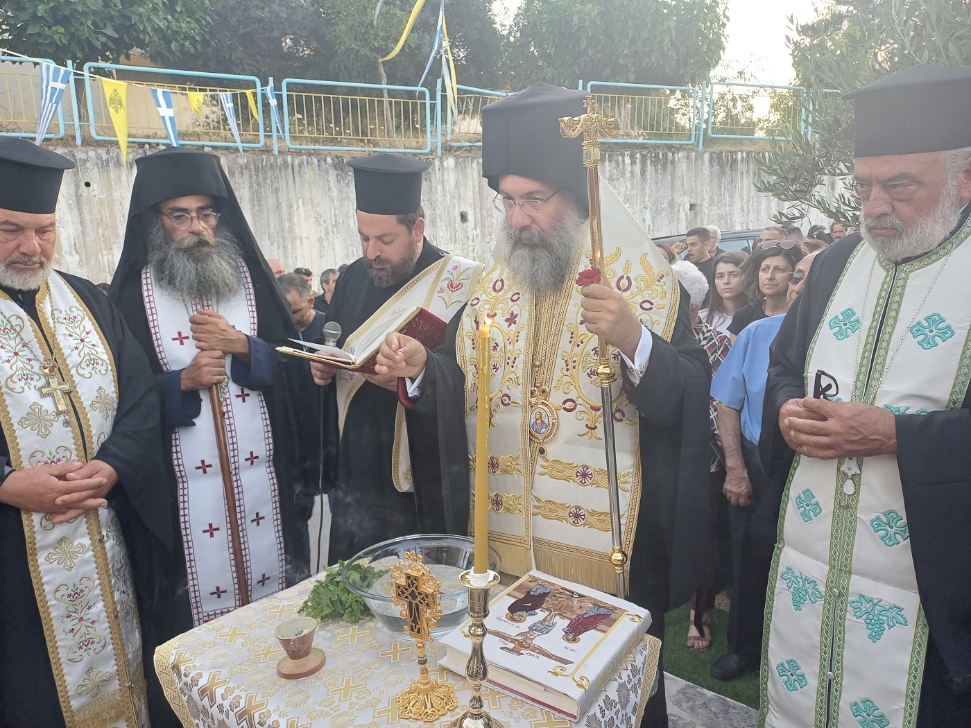Θυρανοίξια Ναού της Αγίας Μαρίνας από τον Μητροπολίτης Ρεθύμνης  στον Μυλοπόταμο