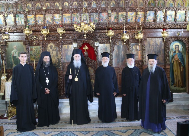 Ὁ Μητροπολίτης Ναυπάκτου Ἱερόθεος στήν Ἀράχωβα Ναυπακτίας