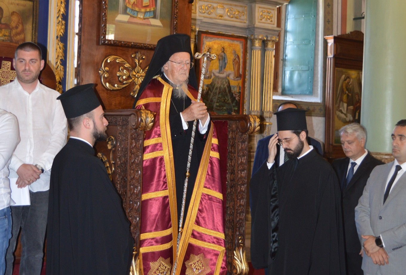 Ο Οικουμενικός Πατριάρχης στην Γεωργιανή Ενορία της Πόλης