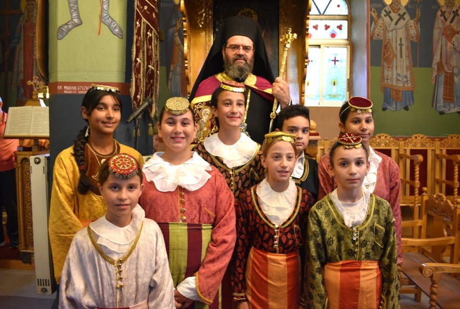 Υποδοχή Ιερού Λειψάνου Αγίων Πέντε Νεομαρτύρων εξ Σαμοθράκης στο Θρυλόριο Ροδόπης