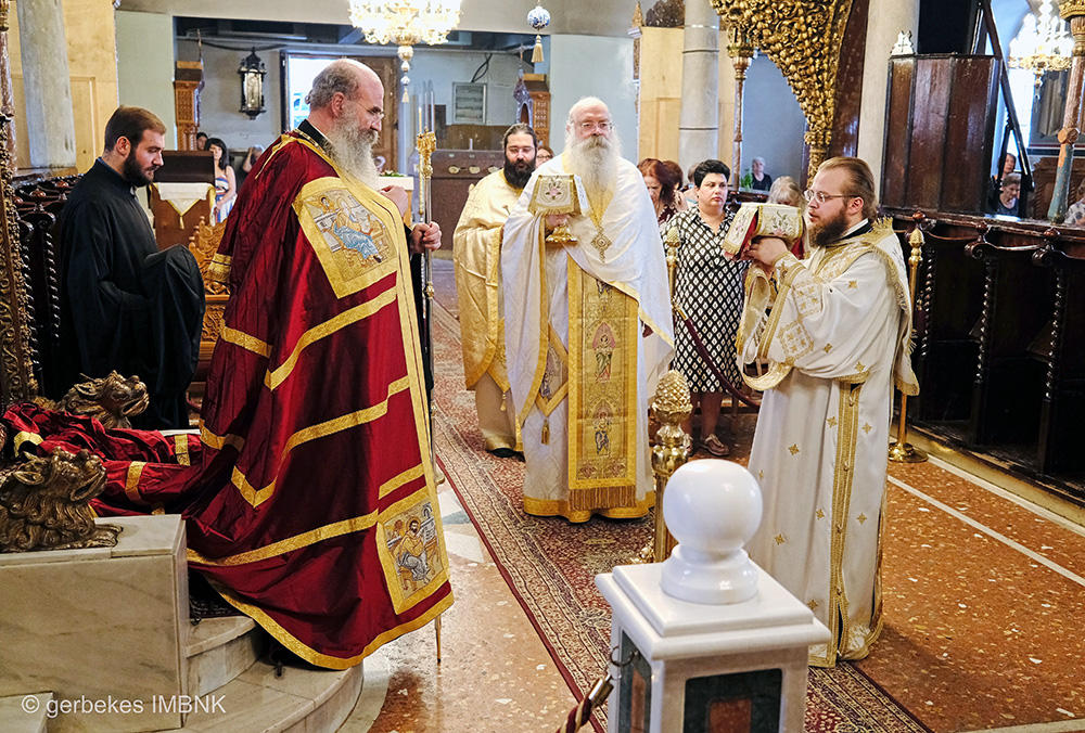Εορτασμός του Αγίου Αθηναγόρου στον Μητροπολιτικό Ναό της Βεροίας-Ονομαστήρια του Πρωτοσυγκέλλου
