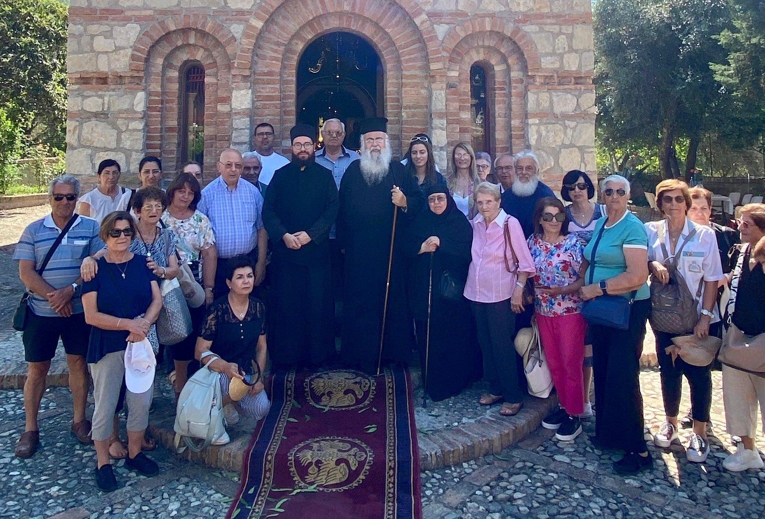Ο Αρχιεπίσκοπος Κύπρου στο Ελληνορθόδοξο Μοναστήρι της Seminara στην Καλαβρία