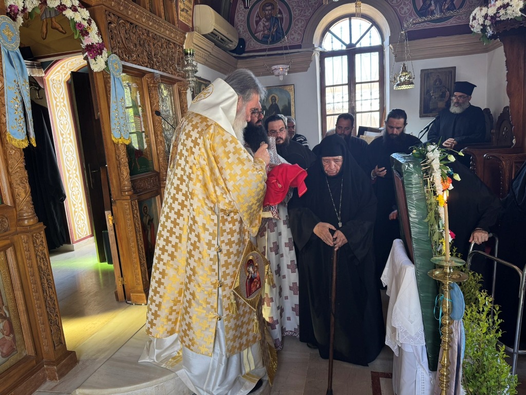 Εορτή αγίας Παρθενομάρτυρος Μαρκέλλης στην Ιερά Μονή Ζωοδόχου Πηγής, Παρθενώνος- Ονομαστήρια Καθηγουμένης