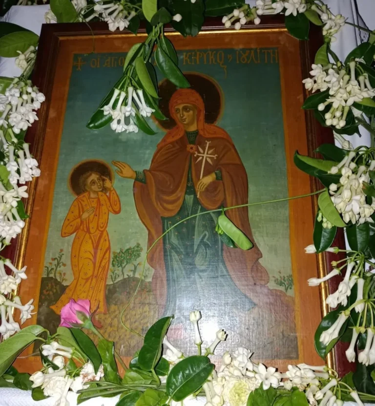 Με λαμπρότητα και κατάνυξη τελέστηκε η μνήμη των Αγίων Κηρύκου και Ιουλίττης στην Μητρόπολή Λέρου και Καλύμνου