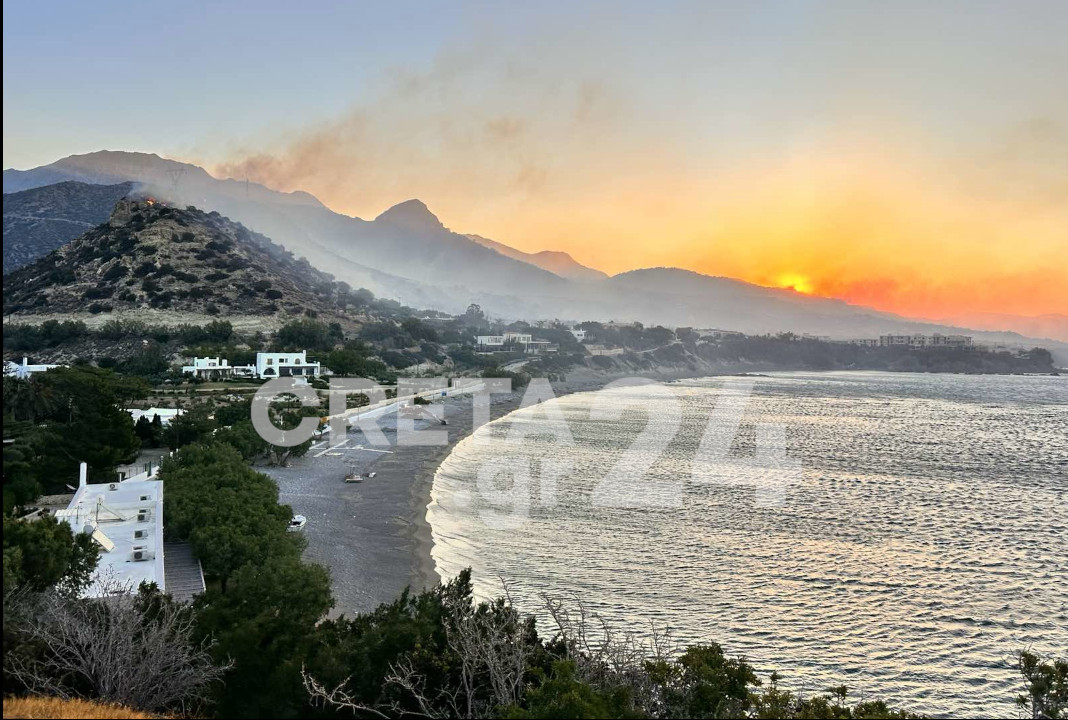 Φωτιά στην Ιεράπετρα: Ξημέρωσε …δύσκολα
