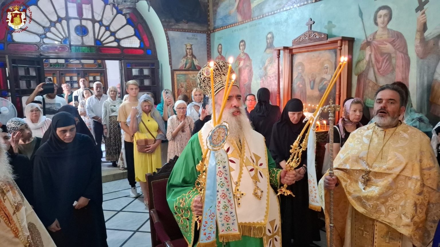 Ιεροσόλυμα: Η εορτή της Συνάξεως των Αγίων Θεοπατόρων Ιωακείμ και Άννης στο Προσκύνημα της Αγίας Άννης