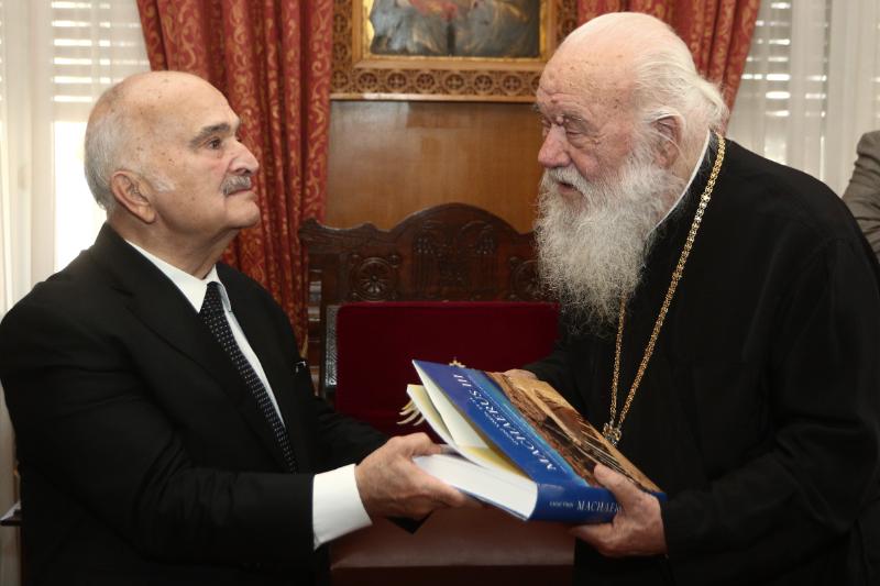 Συνάντηση με τον Πρίγκιπα της Ιορδανίας είχε ο Αρχιεπίσκοπος
