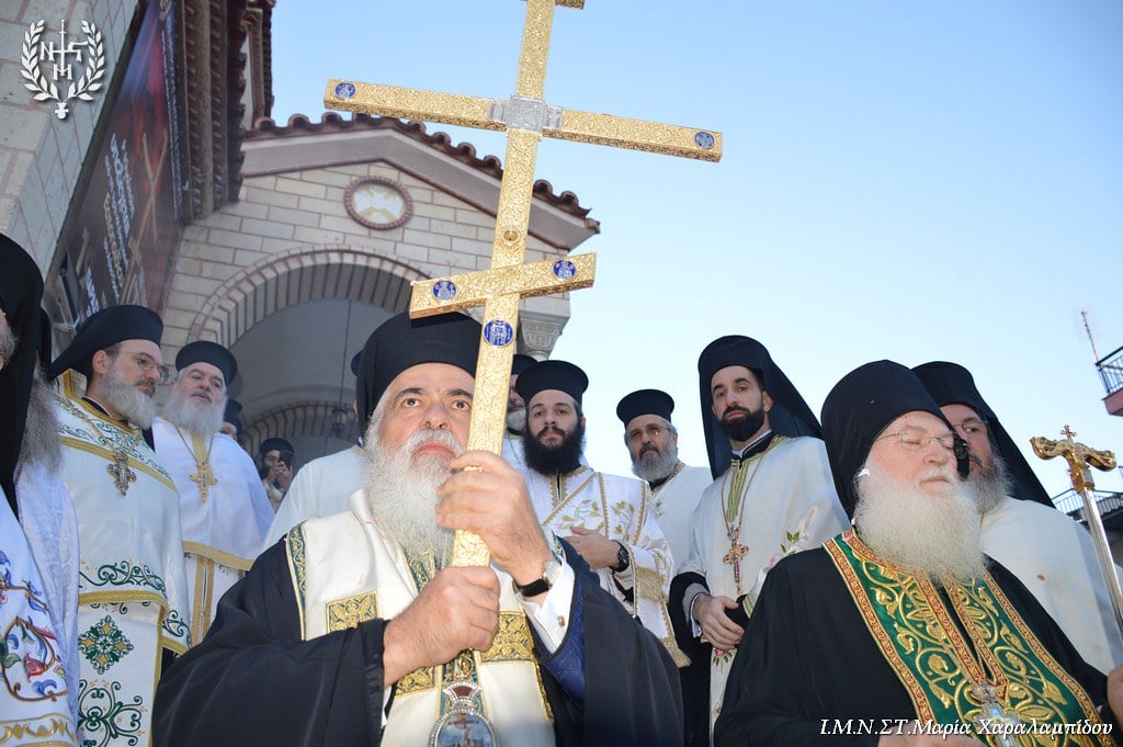 Υποδοχή του Τιμίου Σταυρού του Μ. Κωνσταντίνου στην Ηλιούπολη Θεσσαλονίκης- Δείτε εδώ ξανά την ΑΠΕΥΘΕΙΑΣ ΜΕΤΑΔΟΣΗ της 4Ε