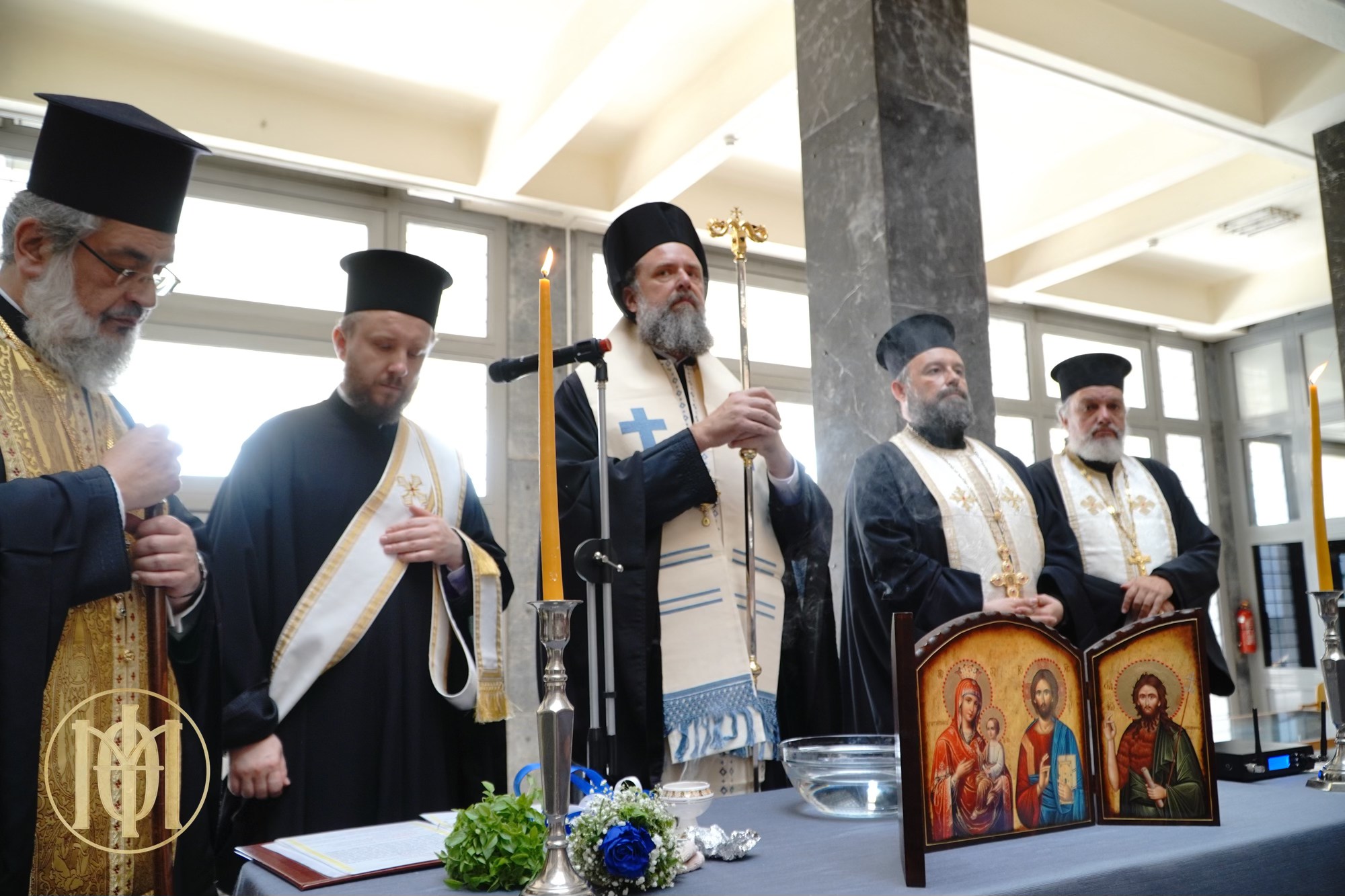 Αγιασμός από τον Μητροπολίτη Θεσσαλονίκης στο Δικαστικό Μέγαρο