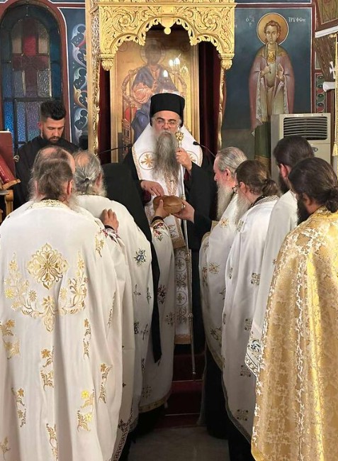Ο Επίσκοπος Αλμωπίας στην Πανήγυρη του Αγίου Καλλινίκου στο Μεσημέρι