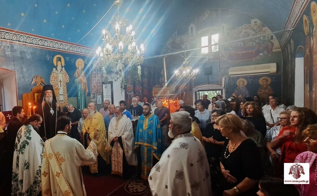 Πανηγυρικός Αρχιερατικός Εσπερινός στον Ι.Ν. Αγίας Σοφίας στα Φούτια Μονεμβασίας
